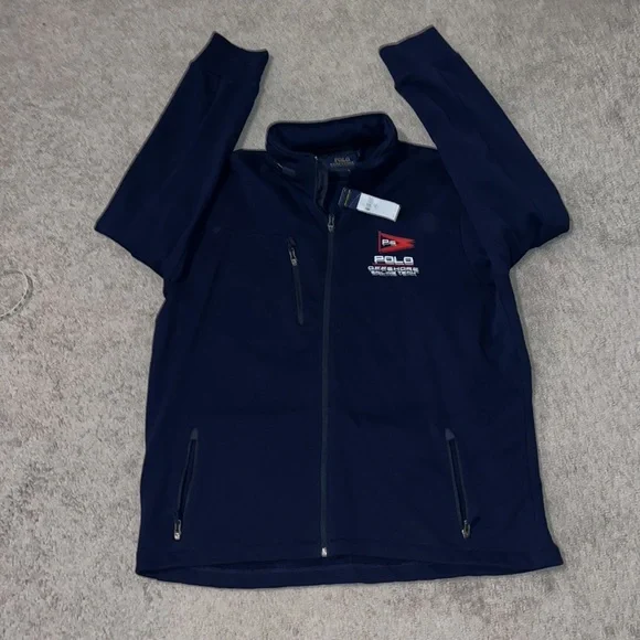 Polo Ralph Lauren P15 Offshore Racing Team hoodie jacket new sailing mens XXL Sweatshirts & Hoodies